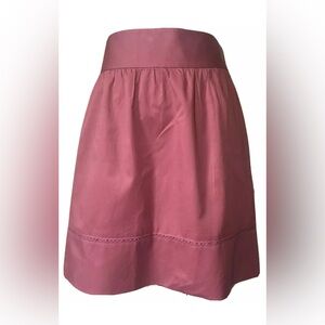 NWT Ann Taylor Loft Skirt Pink Flare A-Line Women's 6 Pockets Above Knee Preppy